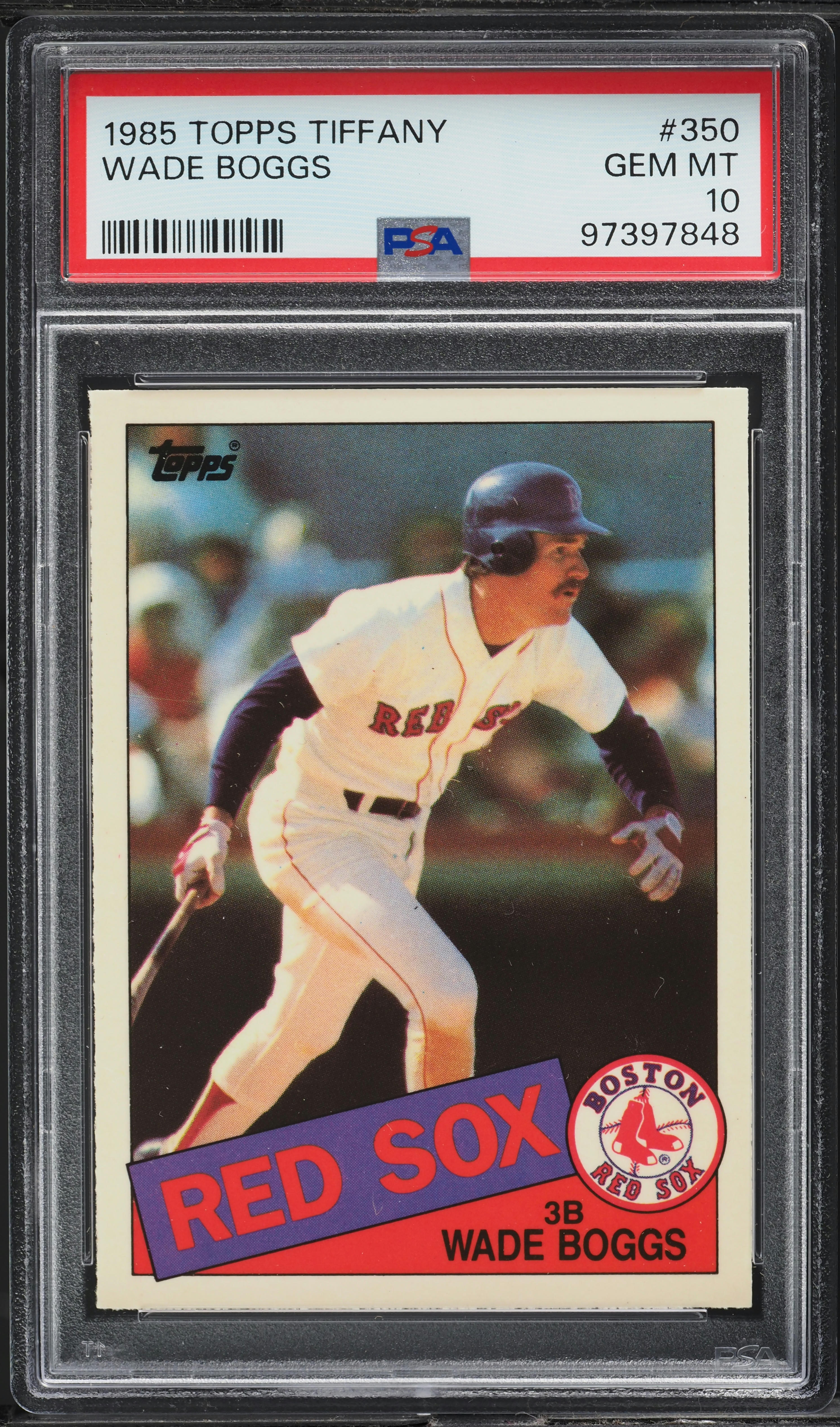 1985 Topps Tiffany Wade Boggs #350 PSA 10 GEM MINT