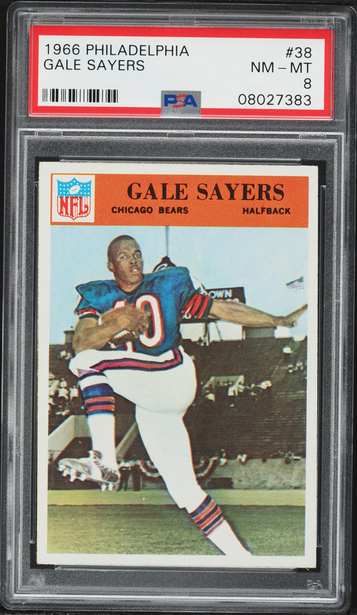 1966 Philadelphia Gale Sayers ROOKIE #38 PSA 8 NM-MT