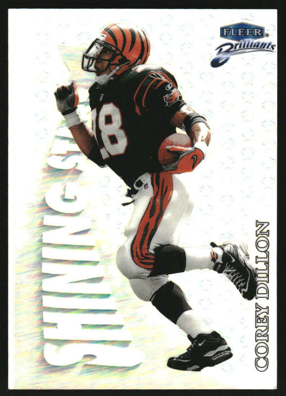 1998 Fleer Brilliants Shining Stars Pulsars #10 Corey Dillon