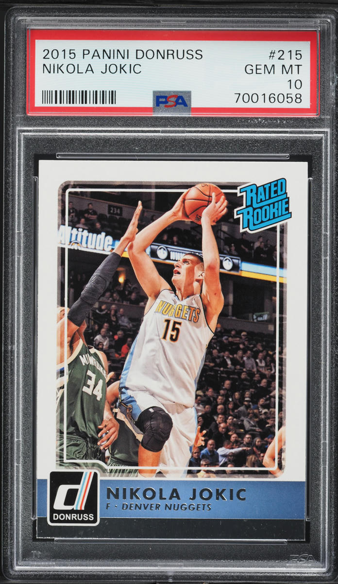 2015 Donruss Basketball Nikola Jokic ROOKIE #215 PSA 10 GEM MINT