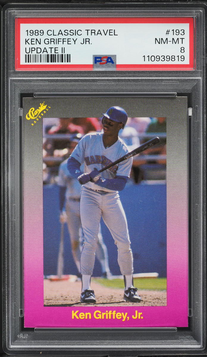 1989 Classic Travel Update II Ken Griffey Jr. ROOKIE #193 PSA 8 NM-MT