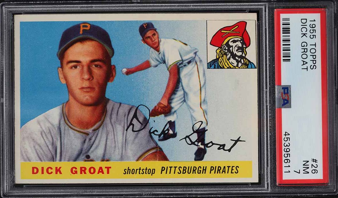 1955 Topps Dick Groat #26 PSA 7 NRMT