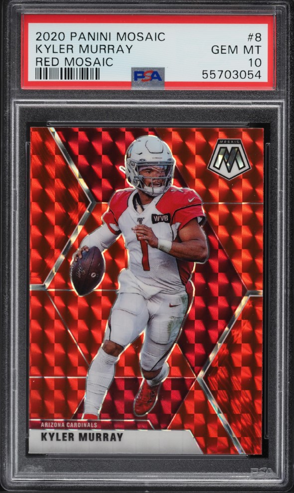 2020 Panini Mosaic Red Kyler Murray #8 PSA 10 GEM MINT