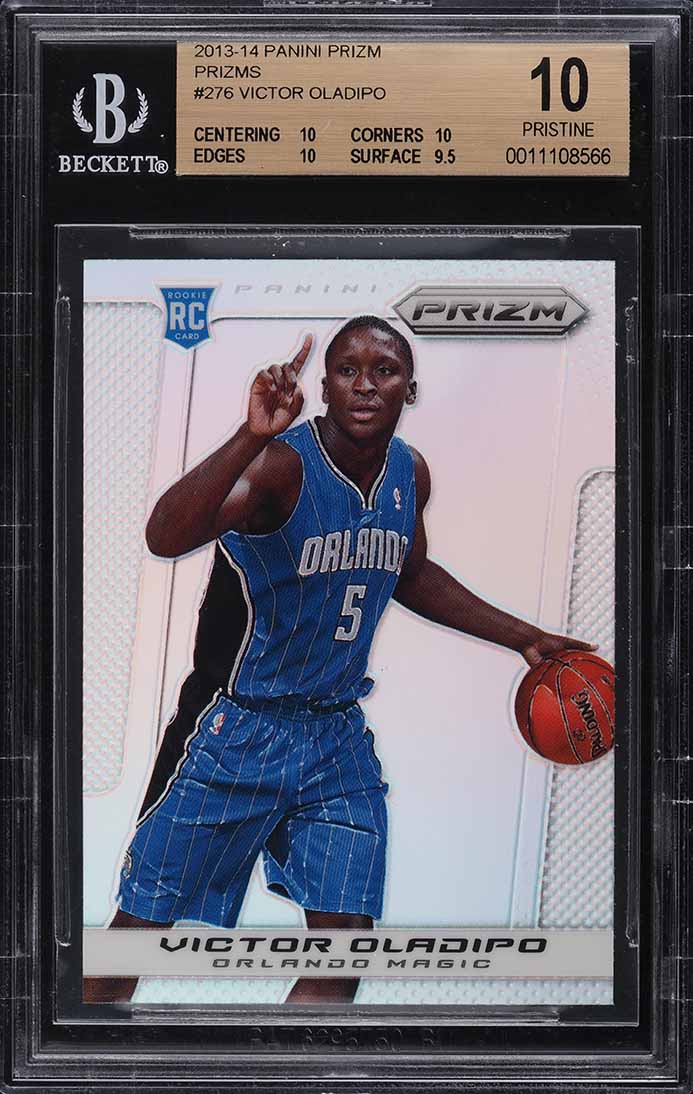 2013 Panini Prizm Silver Prizms Victor Oladipo ROOKIE #276 BGS 10 PRISTINE