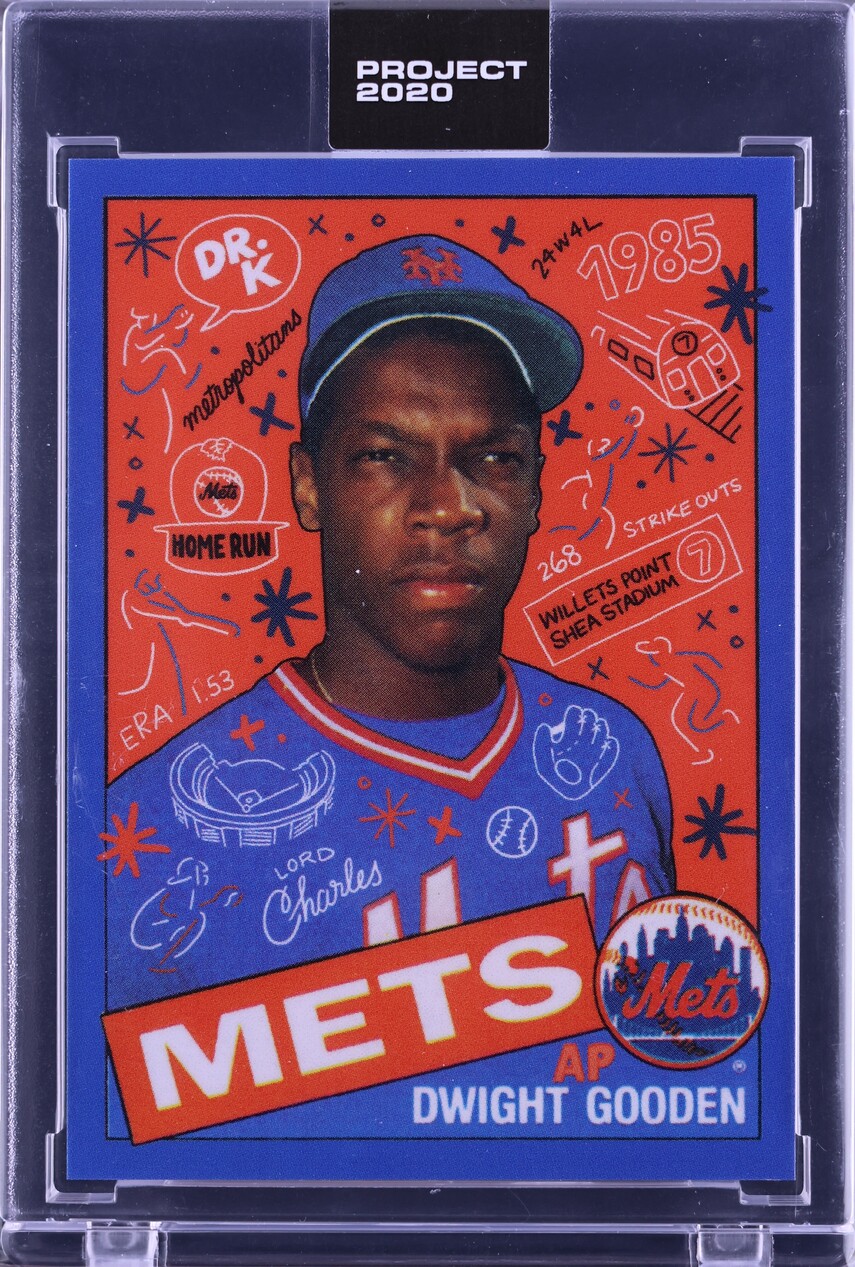 2020 Topps Project 2020 By Sophia Chang Dwight Gooden #184 CGC AUTH