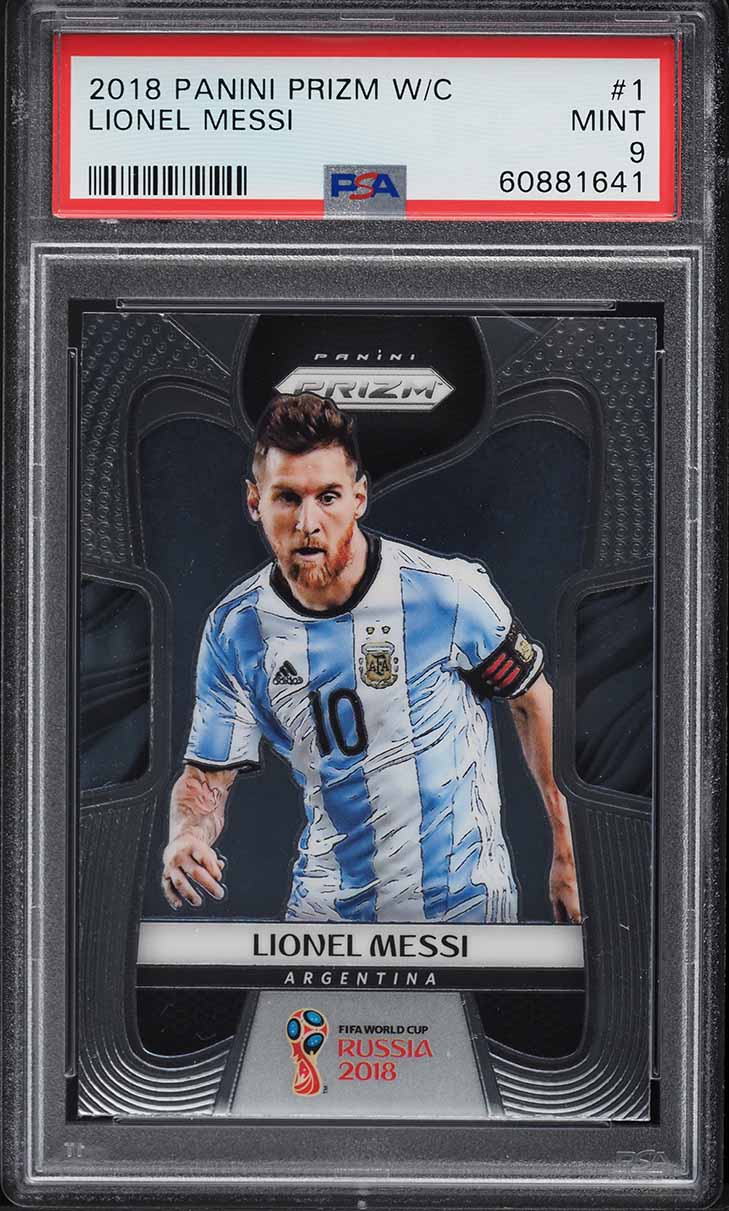 2018 Panini Prizm World Cup Lionel Messi #1 PSA 9 MINT