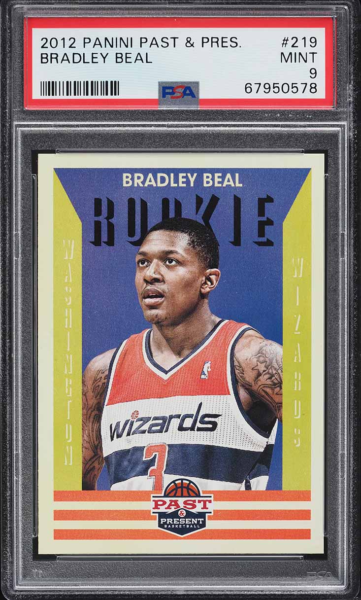 2012 Panini Past & Present Bradley Beal ROOKIE #219 PSA 9 MINT