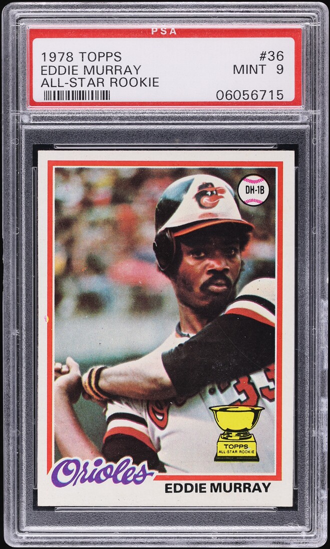 1978 Topps Eddie Murray ROOKIE #36 PSA 9 MINT