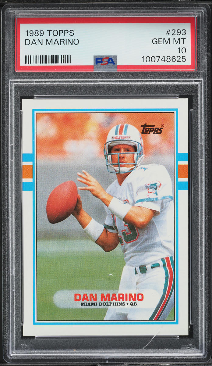 1989 Topps Football Dan Marino #293 PSA 10 GEM MINT
