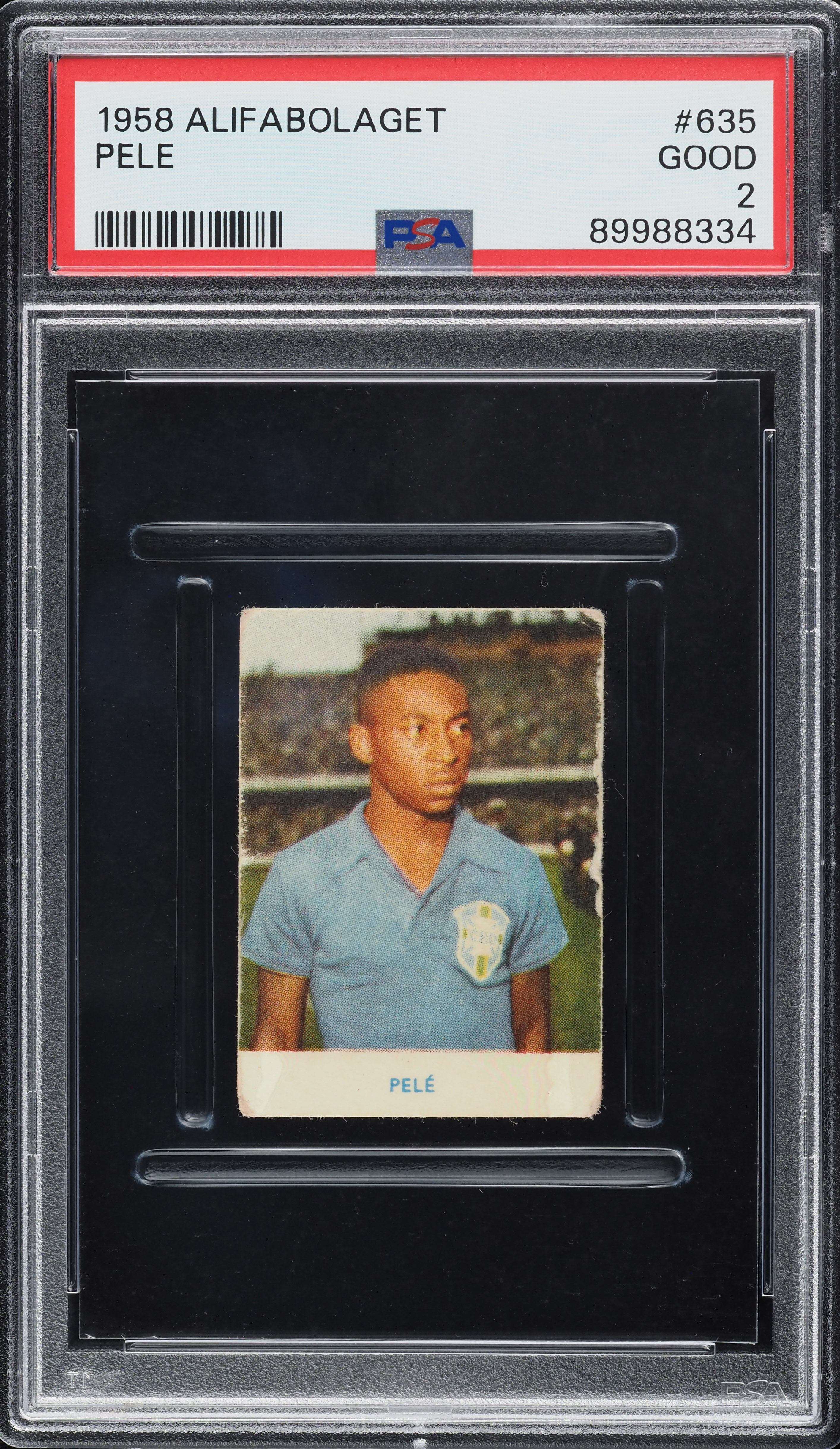 1958 Alifabolaget Pele ROOKIE #635 PSA 2 GD (PWCC-A)