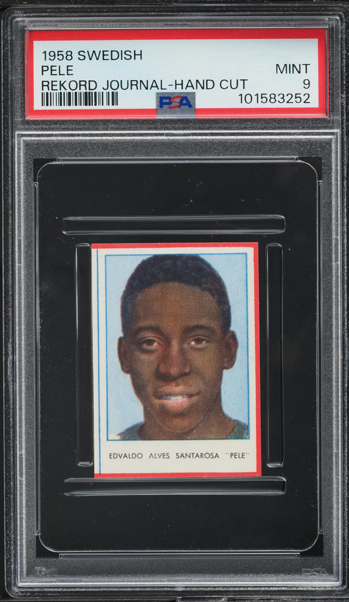 1958 Swedish Rekord Journal Pele ROOKIE PSA 9 MINT
