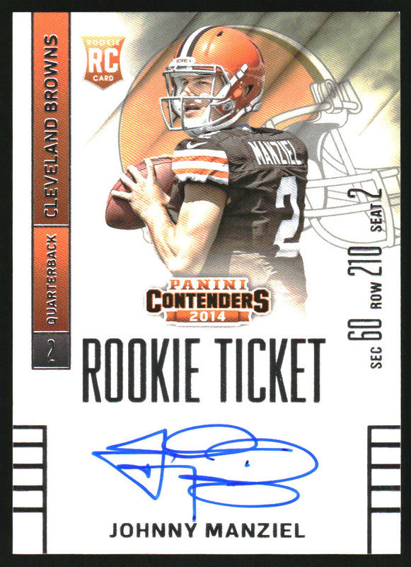 2014 Panini Contenders #240 Johnny Manziel RC Auto