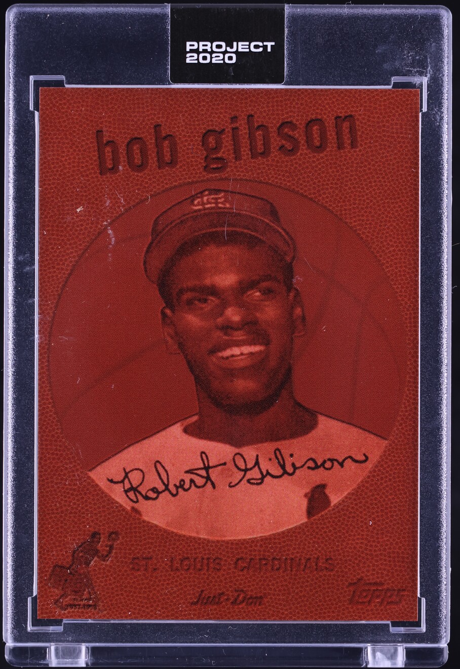 2020 Topps Project 2020 By Don C Bob Gibson #163