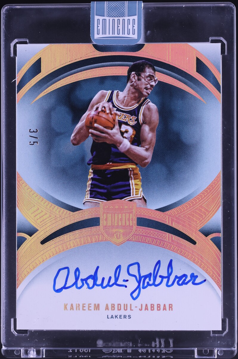 2024 Panini Eminence Gold Kareem Abdul-Jabbar AUTO /5 #19
