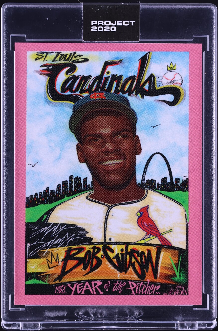 2020 Topps Project 2020 By King Saladeen Bob Gibson #124