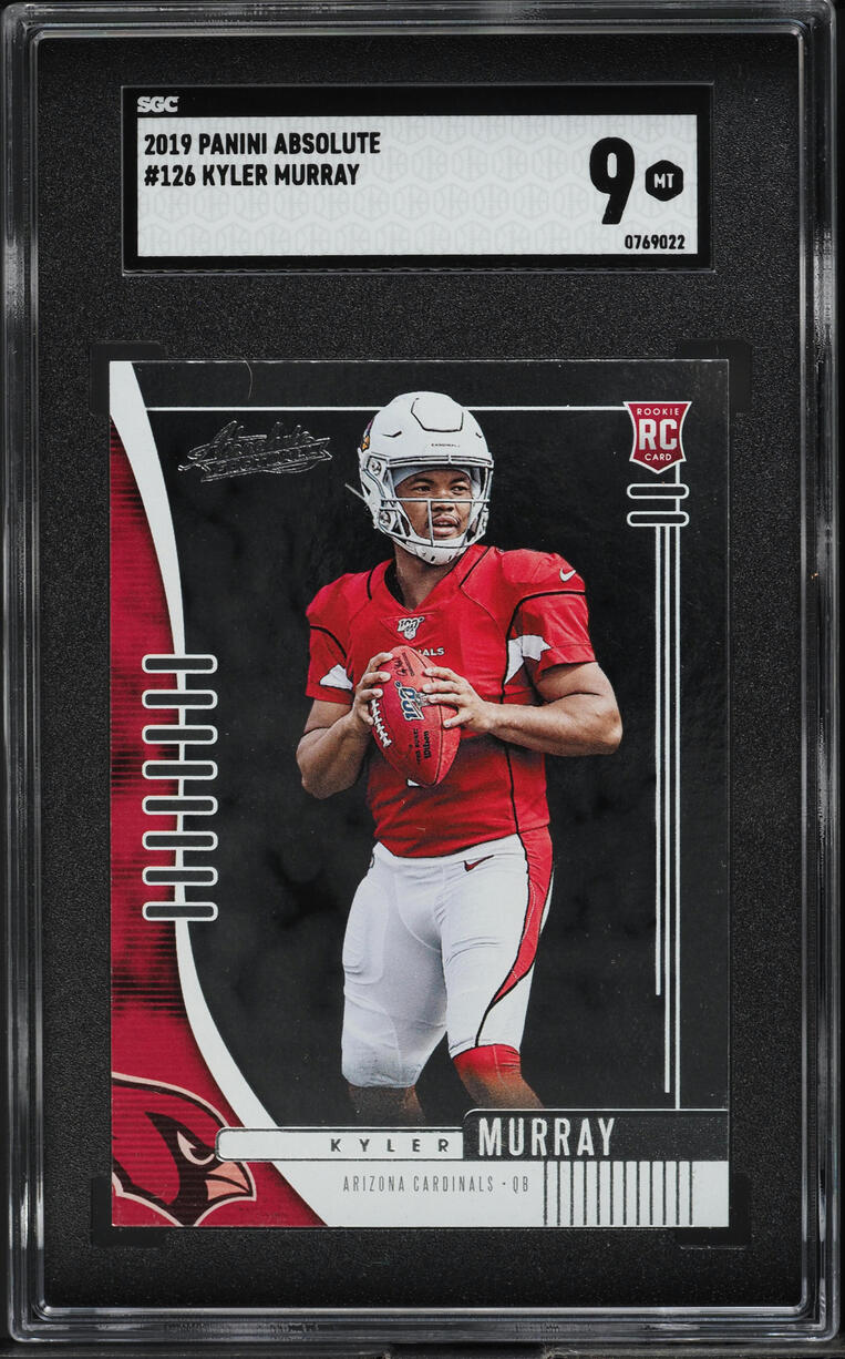 2019 Absolute Football Kyler Murray ROOKIE #126 SGC 9 MINT