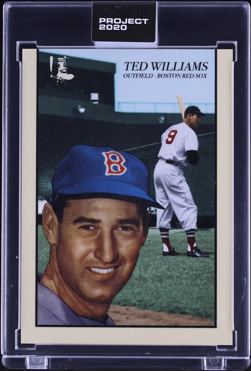 2020 Topps Project 2020 By Oldmanalan Ted Williams #90