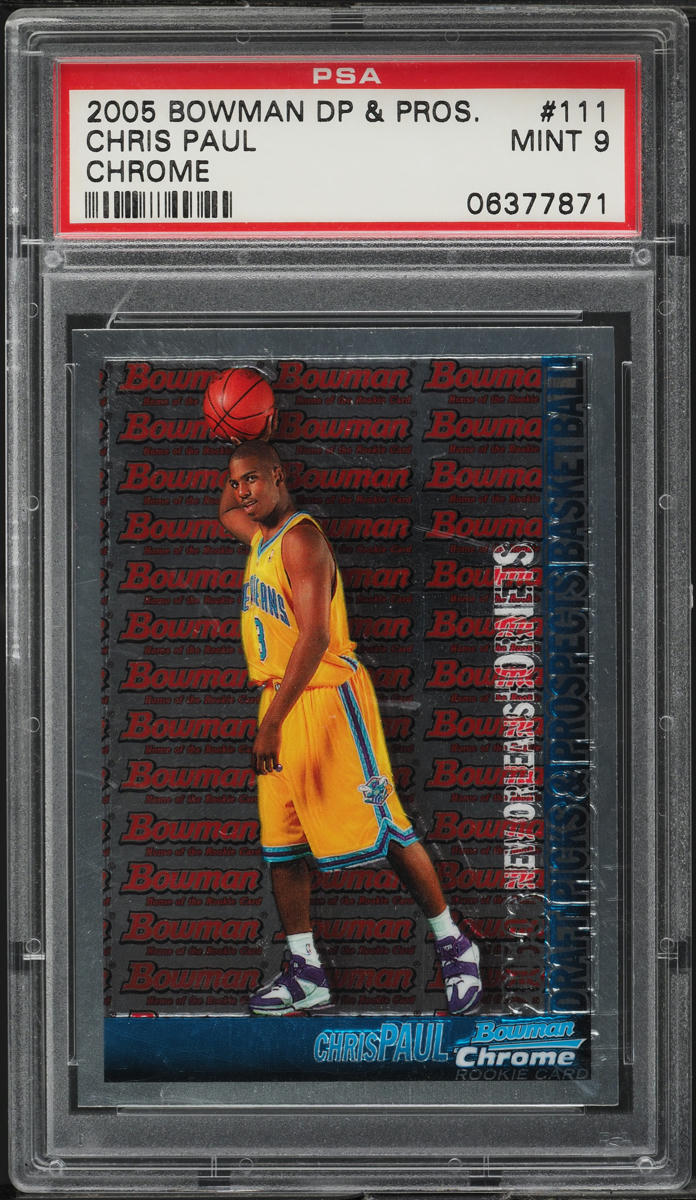 2005 Bowman Chrome Draft Picks & Prospects Chris Paul ROOKIE #111 PSA 9 MINT