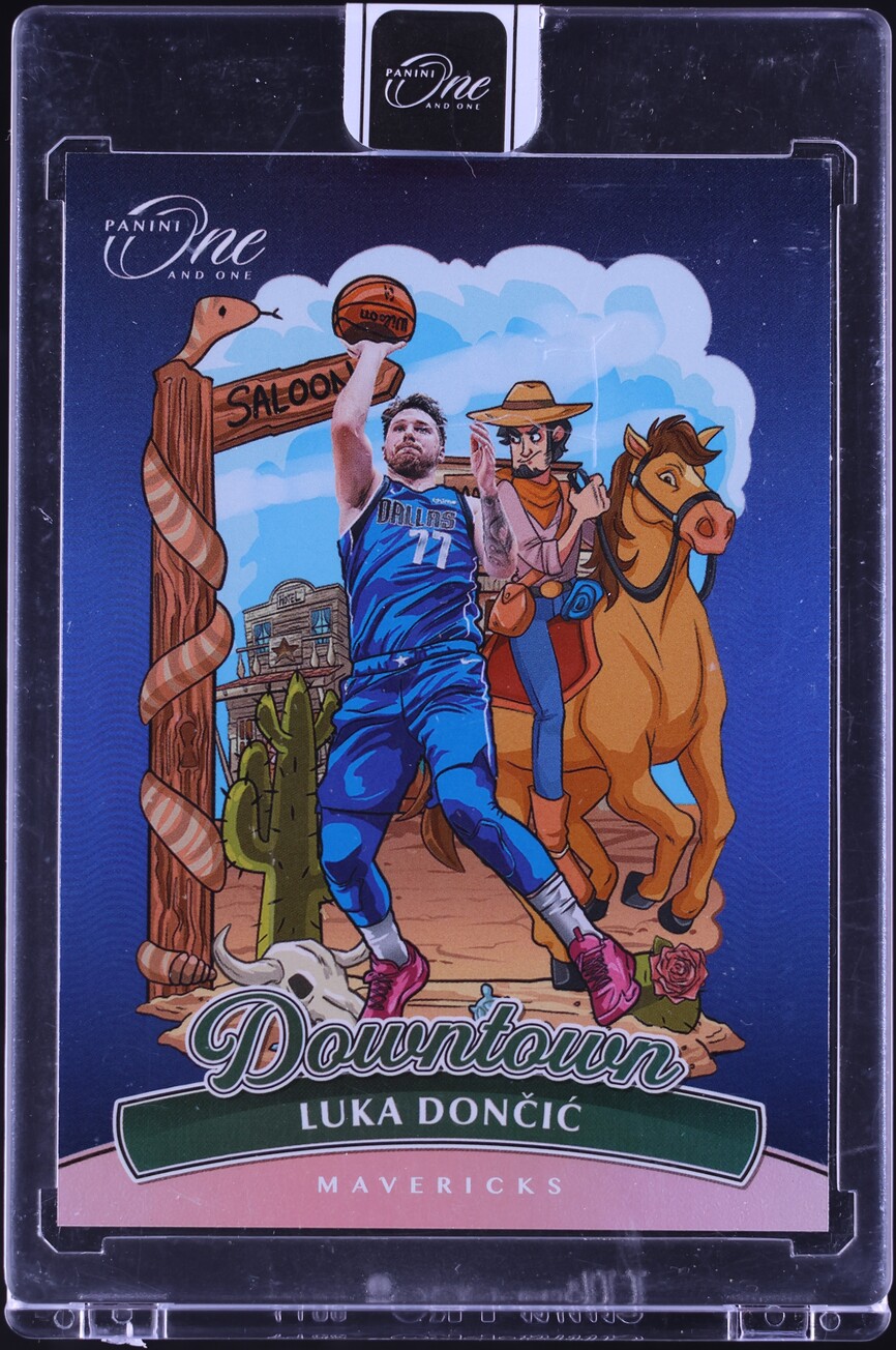 2023 Panini One And One Downtown Luka Doncic #25
