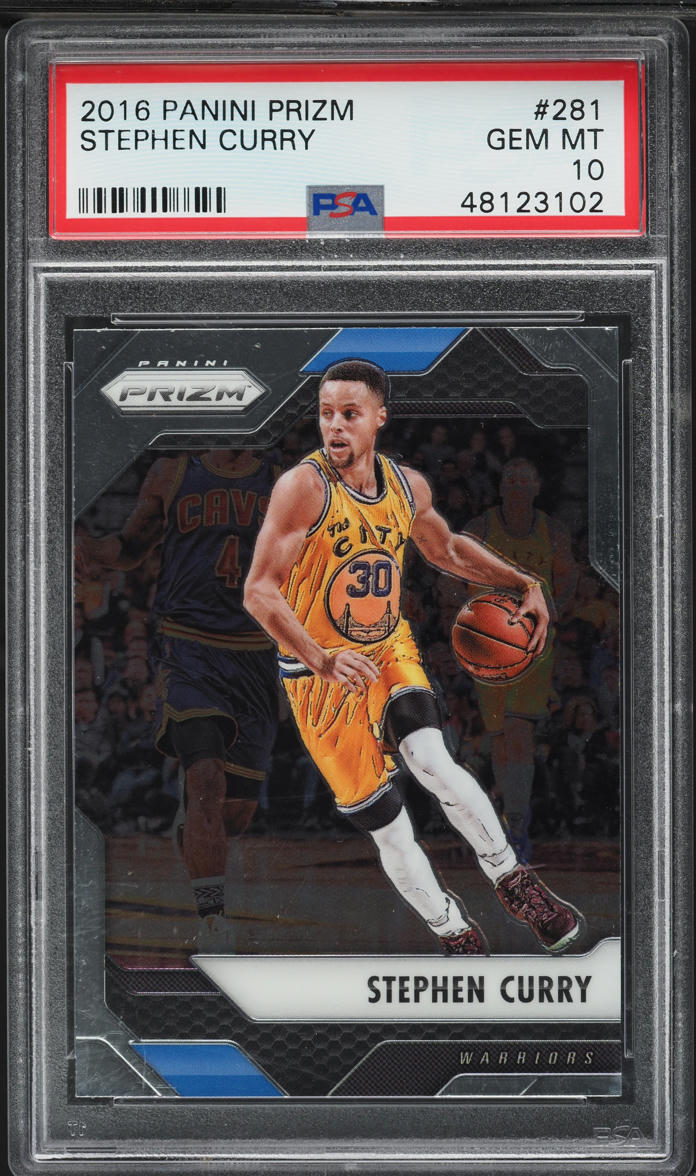 2016 Panini Prizm Stephen Curry #281 PSA 10 GEM MINT