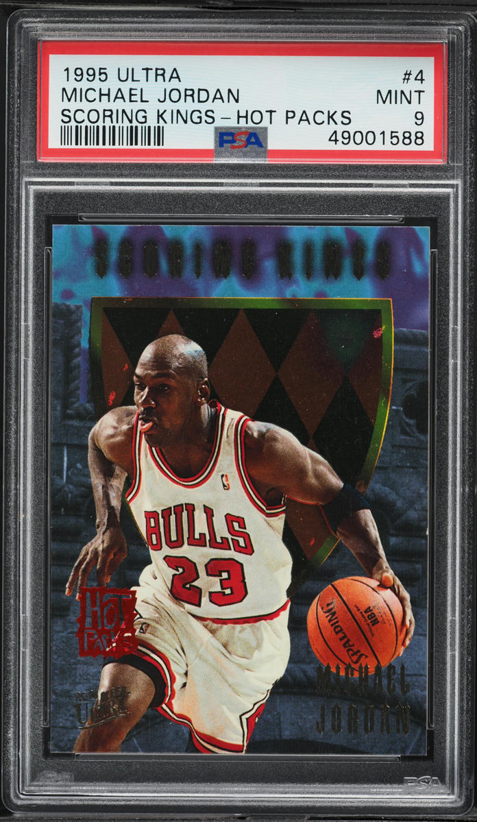 1995 Ultra Scoring Kings Hot Packs Michael Jordan #4 PSA 9 MINT