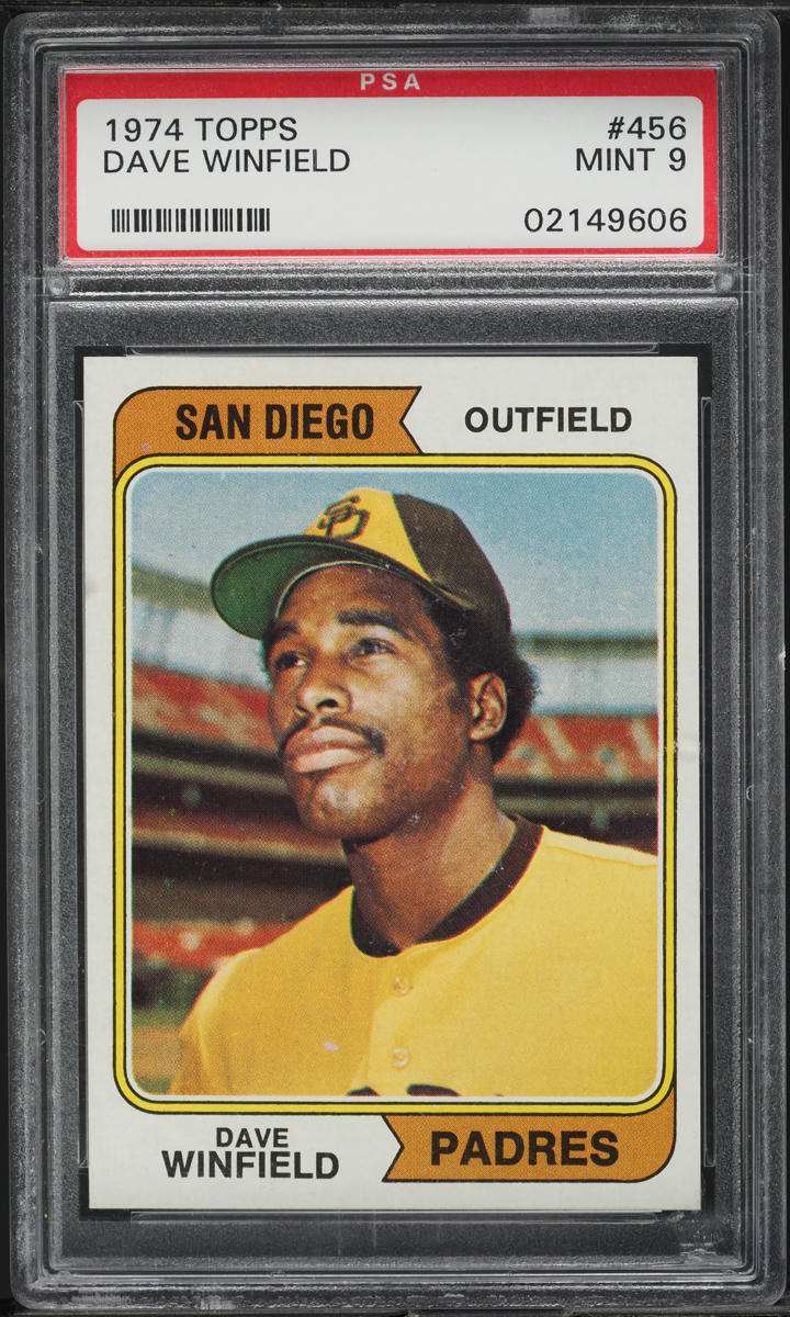 1974 Topps Dave Winfield ROOKIE #456 PSA 9 MINT