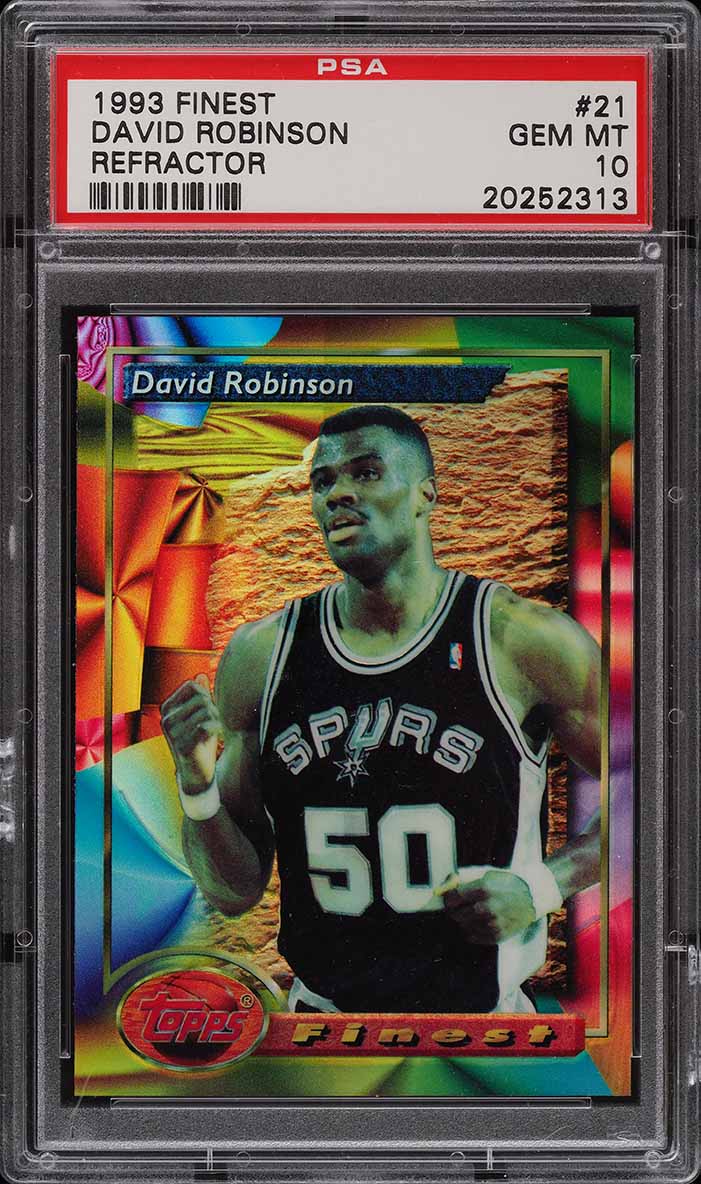 1993 Finest Refractor David Robinson #21 PSA 10 GEM MINT