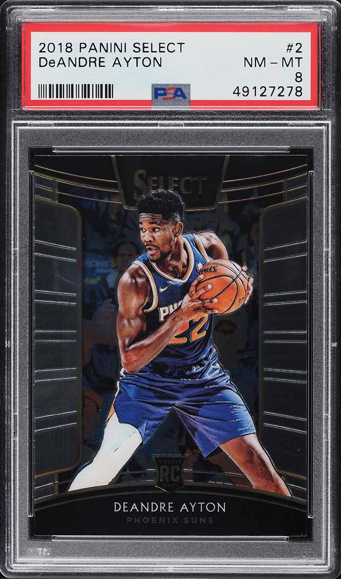 2018 Select Concourse Deandre Ayton ROOKIE #2 PSA 8 NM-MT