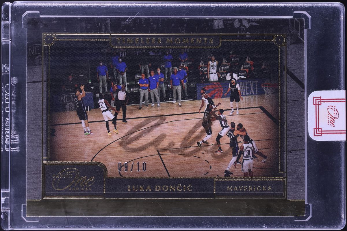 2020 Panini One And One Timeless Moments Gold Luka Doncic /10 #TML-LUD