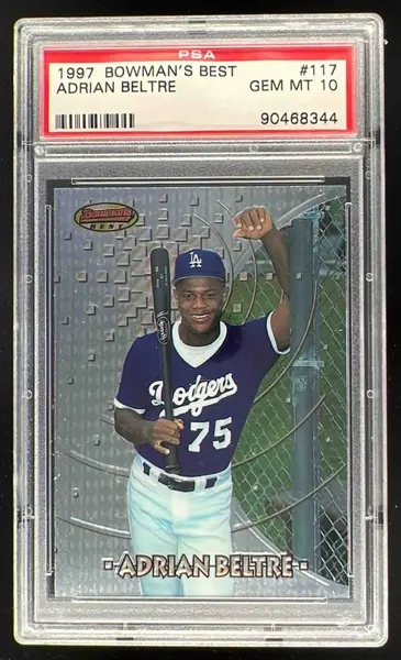 1997 Bowman Bowman's Best #117 Adrian Beltre RC PSA 10