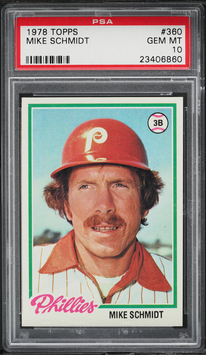 1978 Topps Mike Schmidt #360 PSA 10 GEM MINT