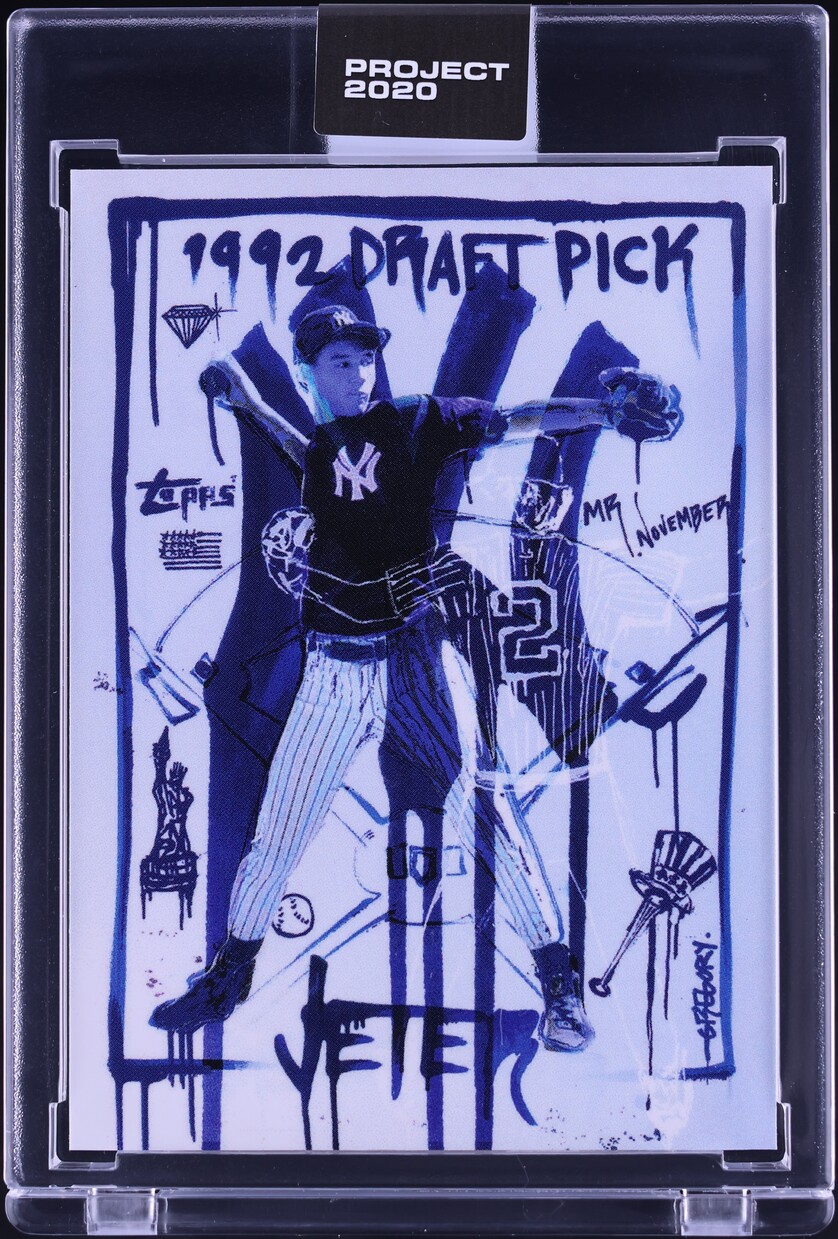 2020 Topps Project 2020 By Gregory Siff Derek Jeter #93