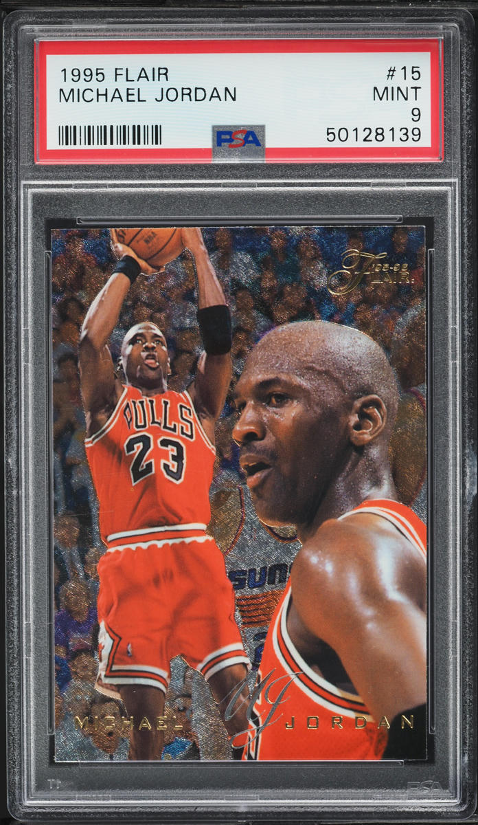 1995 Flair Basketball Michael Jordan #15 PSA 9 MINT