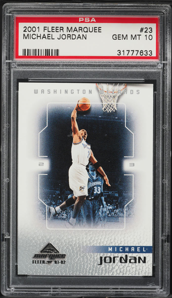 2001 Fleer Marquee Michael Jordan #3 PSA 10 GEM MINT