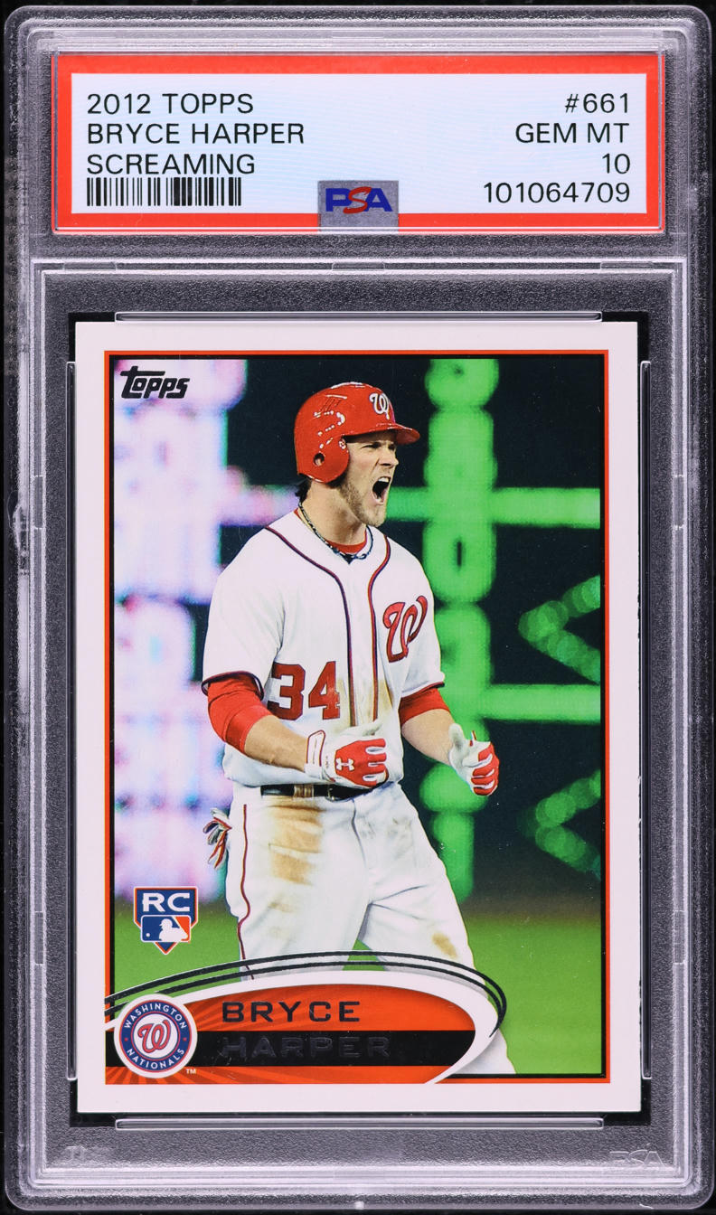 2012 Topps Bryce Harper ROOKIE #661 PSA 10 GEM MINT