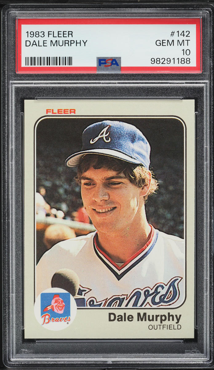 1983 Fleer Dale Murphy #142 PSA 10 GEM MINT