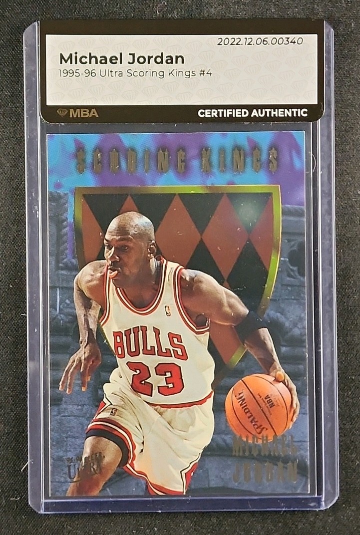 1995 Ultra Scoring Kings Michael Jordan #4 MBA AUTH