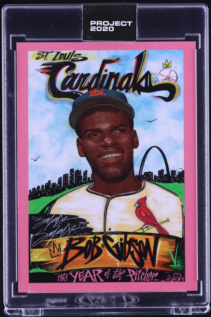 2020 Topps Project 2020 By King Saladeen Bob Gibson #124