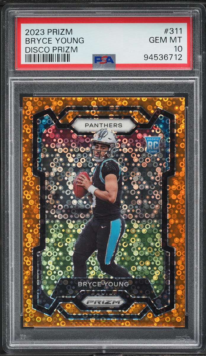 2023 Panini Prizm Disco Bryce Young ROOKIE #311 PSA 10 GEM MINT