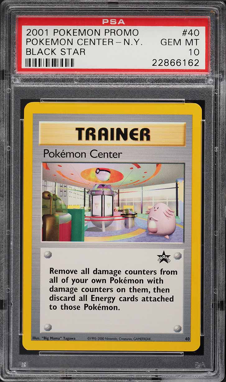 2001 Pokemon Black Star Promo Pokemon Center N.Y. #40 PSA 10 GEM MINT