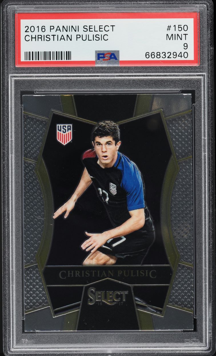 2016 Select Soccer Christian Pulisic ROOKIE #150 PSA 9 MINT