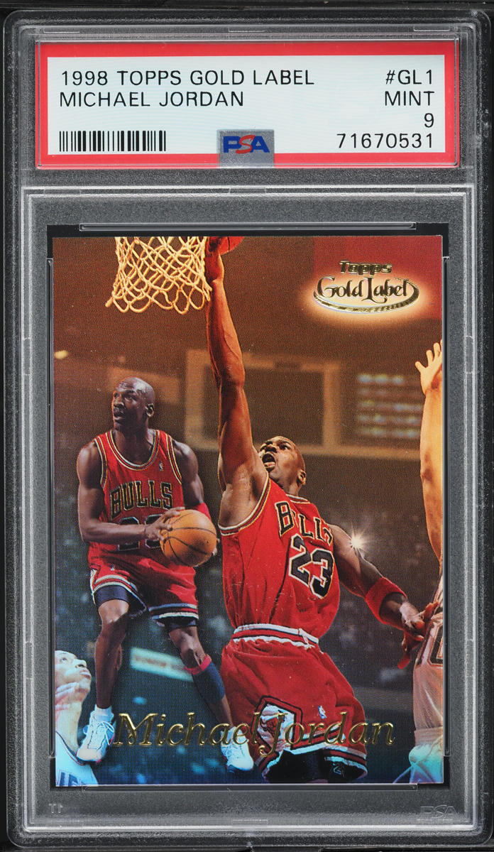 1998 Topps Gold Label Michael Jordan #GL1 PSA 9 MINT