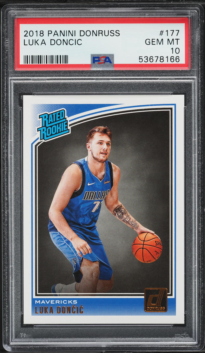 2018 Donruss Basketball Luka Doncic ROOKIE #177 PSA 10 GEM MINT