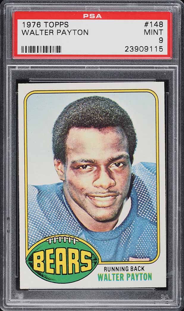 1976 Topps Football Walter Payton ROOKIE #148 PSA 9 MINT