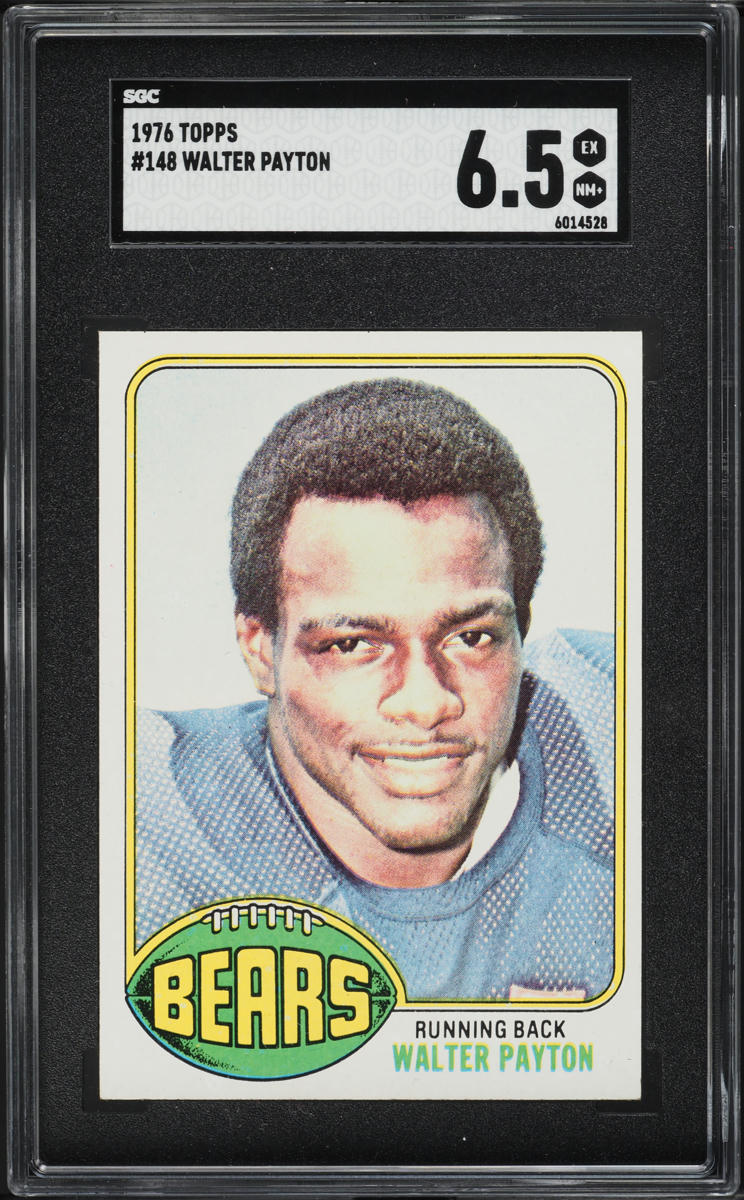 1976 Topps Football Walter Payton ROOKIE #148 SGC 6.5 EXMT+