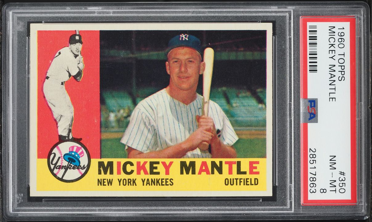 1960 Topps Mickey Mantle #350 PSA 8 NM-MT