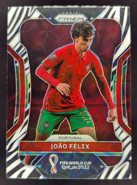 2022 Panini Prizm World Cup Choice Zebra #179 Joao Felix