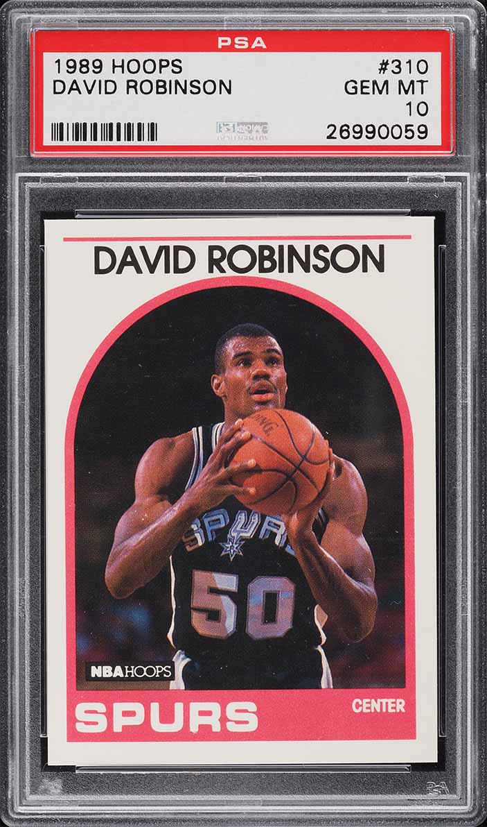 1989 Hoops David Robinson ROOKIE #310 PSA 10 GEM MINT