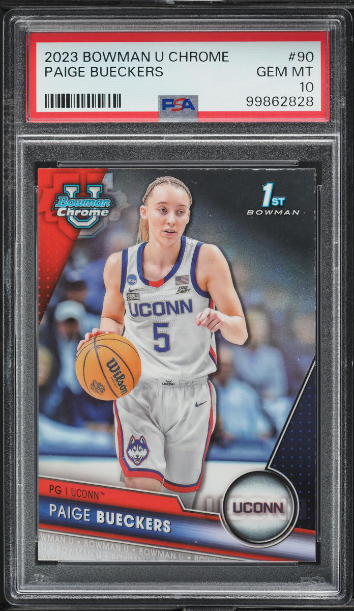 2023 Bowman Chrome University Paige Bueckers ROOKIE #90 PSA 10 GEM MINT
