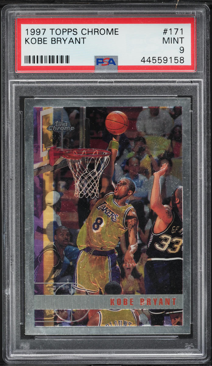 1997 Topps Chrome Kobe Bryant #171 PSA 9 MINT